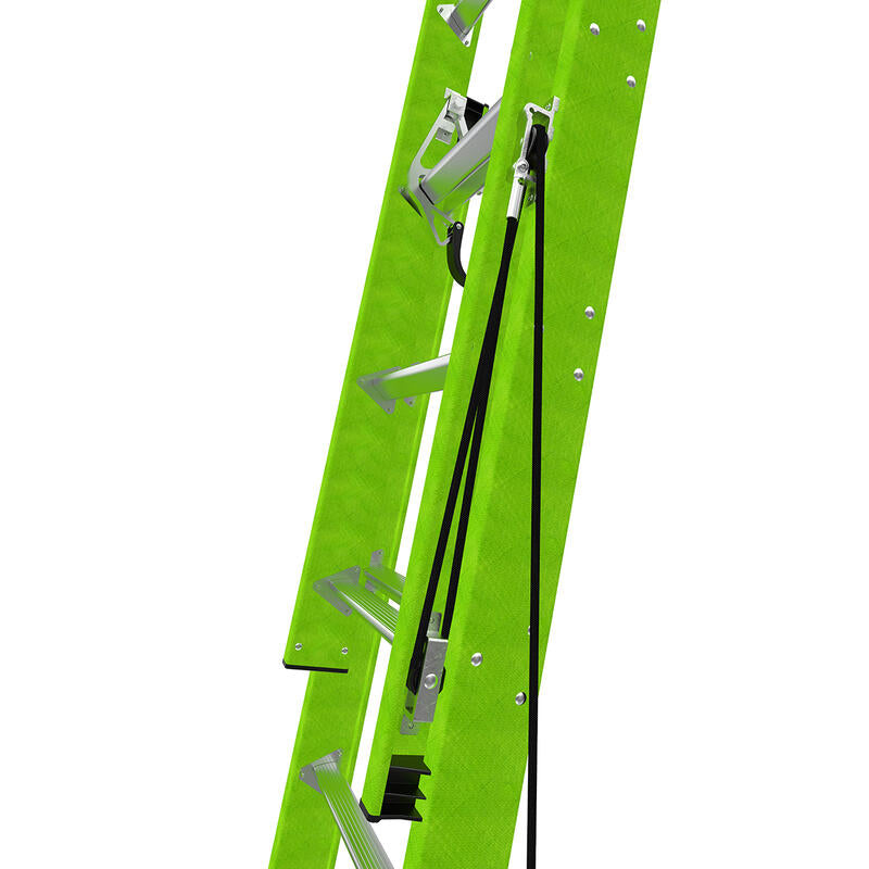 LITTLE GIANT LADDER | Sumostance w/Hyperlite Technology 24' - ANSI Type IAA - 375 lb Rated, Fiberglass Extension Ladder with GROUND CUE and SURE-SET Feet | #17224