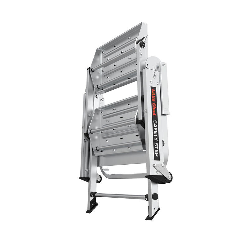 LITTLE GIANT LADDER | Aluminum Safety 2 Step Ladder, Type IA, 300lb Load Capacity | #10210BA