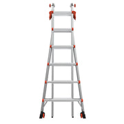LITTLE GIANT LADDER | Aluminum Velocity Articulating Ladder with Leg Levelers, Type IA, 300lb Load Capacity, Model 26 | #15426-001