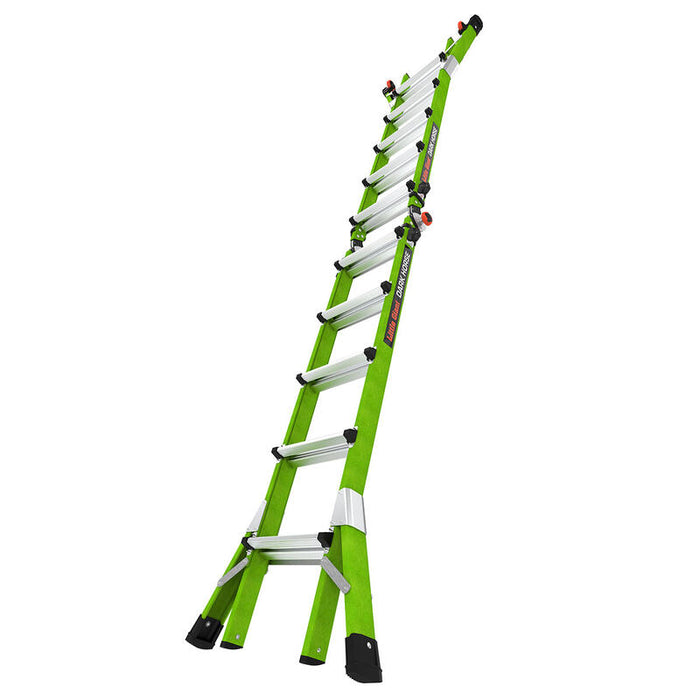 LITTLE GIANT LADDER | Dark Horse 2.0 Fiberglass Articulated Ladder, Type IA, 300lb Load Capacity, Model 22 | #16122-001
