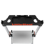 LITTLE GIANT LADDER | Aluminum Jumbo 3 Step Ladder, Type IAA, 375lb Load Capacity | #11903