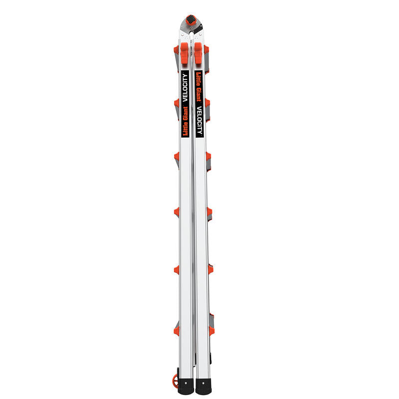 LITTLE GIANT LADDER | Aluminum Velocity Articulating Ladder with Leg Levelers, Type IA, 300lb Load Capacity, Model 26 | #15426-001