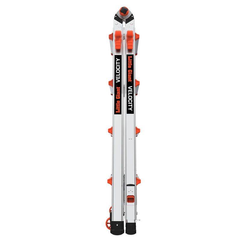 LITTLE GIANT LADDER | Aluminum Velocity Articulating Ladder with Leg Levelers, Type IA, 300lb Load Capacity, Model 17 | #15417-801