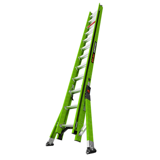 LITTLE GIANT LADDER | Sumostance w/Hyperlite Technology 24' - ANSI Type IAA - 375 lb Rated, Fiberglass Extension Ladder with GROUND CUE and SURE-SET Feet | #17224