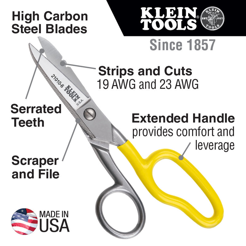 KLEIN TOOLS | Cable Splicer's Kit with Free-Fall Snip | #46039