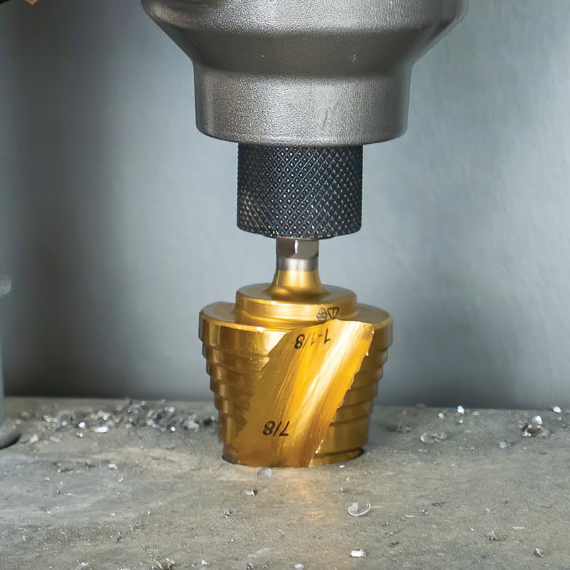 KLEIN TOOLS | Step Bit Kit, Spiral Double-Fluted, VACO, 3-Piece | #25951