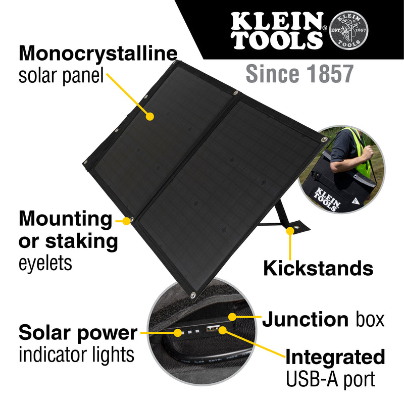 KLEIN TOOLS | 60W Portable Solar Panel | #29250