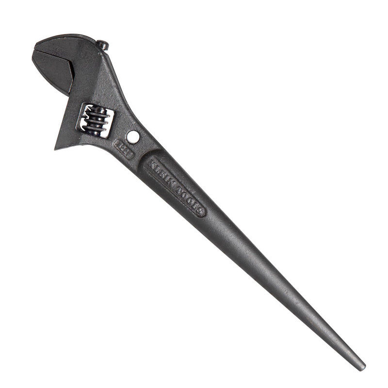KLEIN TOOLS | Adjustable Spud Wrench, 10-Inch, 1-7/16-Inch, Tether Hole | #3227