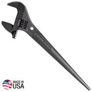 KLEIN TOOLS | Adjustable Spud Wrench, 10-Inch, 1-7/16-Inch, Tether Hole | #3227