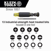 Klein Tools | 14-in-1 Multi-Bit Adjustable Length Screwdriver | #32303