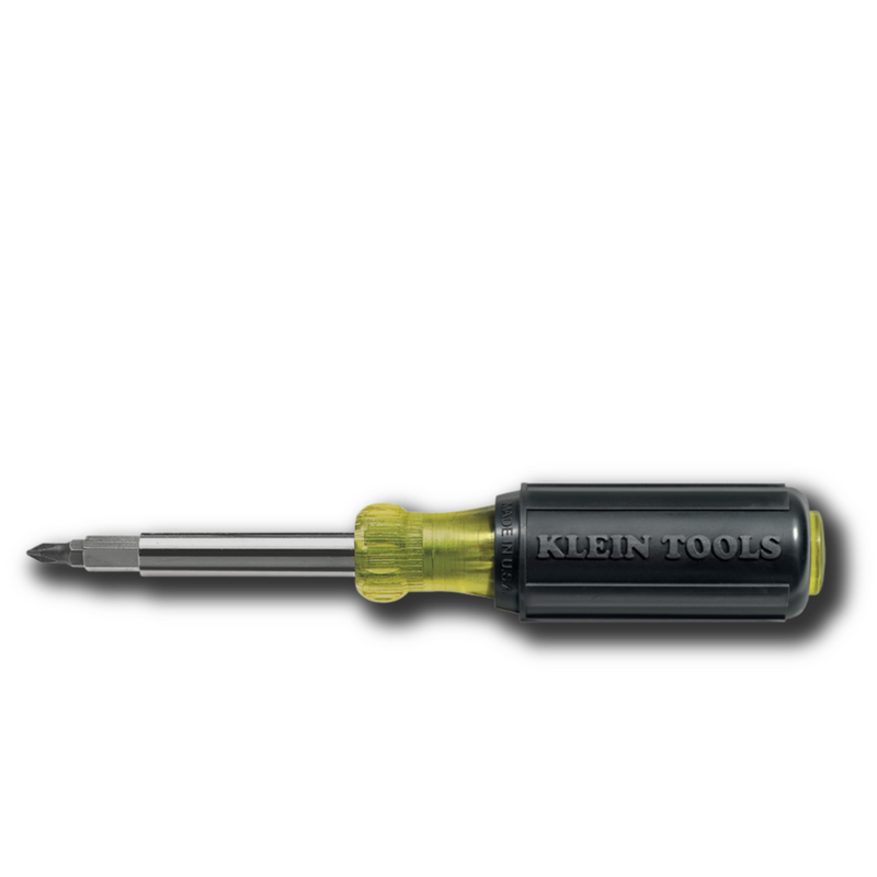 Klein Tools | Multi-Bit Screwdriver / Nut Driver, 10-in-1, Phillips, Slotted Bits | #32477