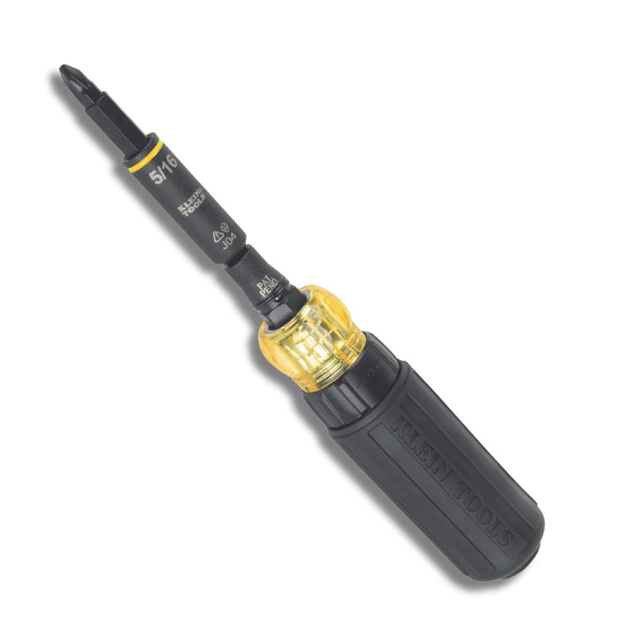 Klein Tools | KNECT™ 11-in-1 Ratcheting Impact Rated Screwdriver / Nut Driver | #32500HDRT