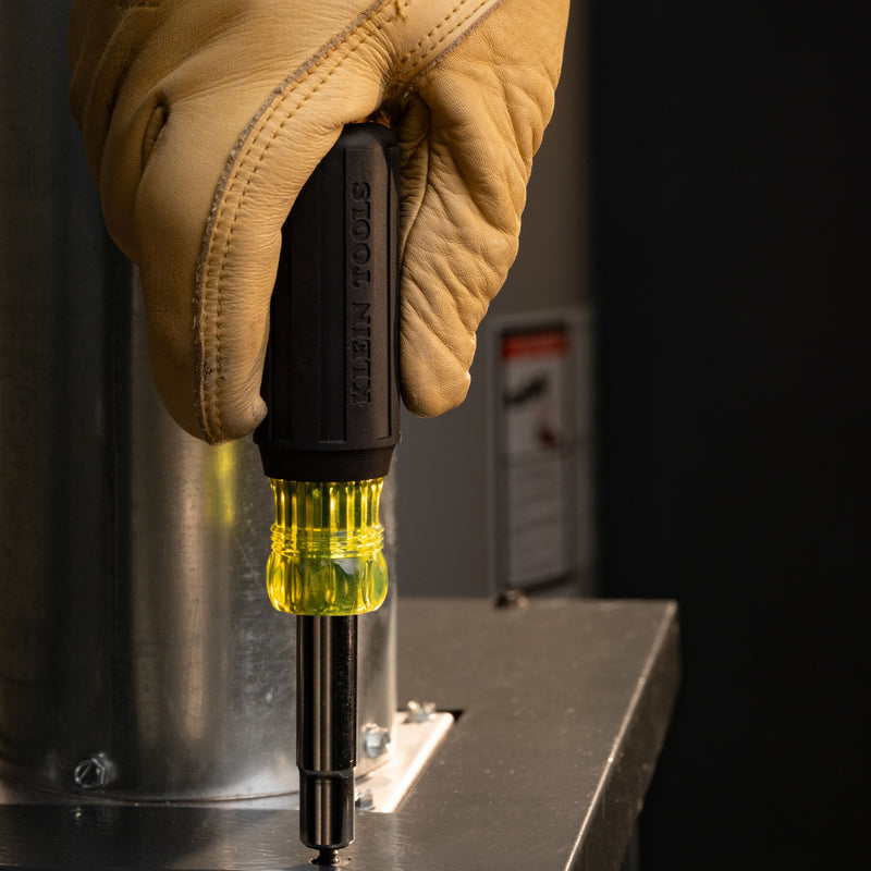 KLEIN TOOLS | 11-in-1 Multi-Bit Screwdriver/Nut Driver, Phillips, Slotted, Square, TORX® | #32500