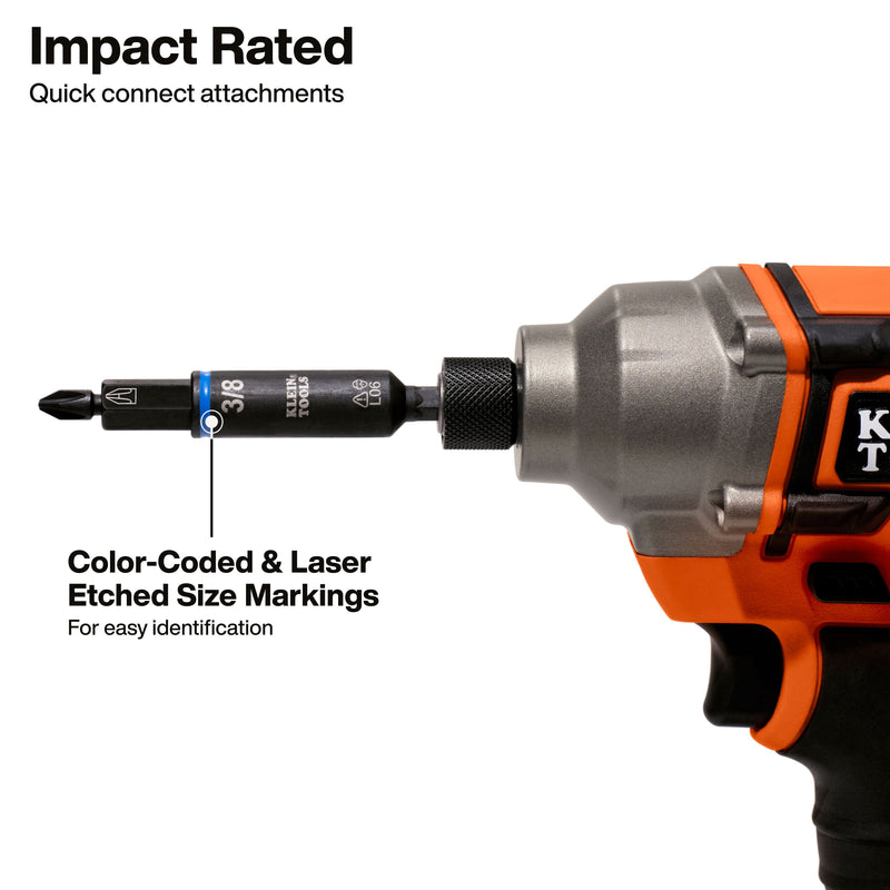 Klein Tools | KNECT™ 11-in-1 Ratcheting Impact Rated Screwdriver / Nut Driver | #32500HDRT