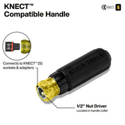 Klein Tools | KNECT™ 11-in-1 Ratcheting Impact Rated Screwdriver / Nut Driver | #32500HDRT