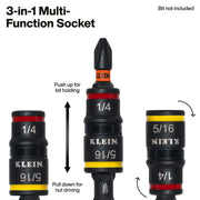 Klein Tools | 7-in-1 Impact Rated Flip Socket Set with Handle | #32910