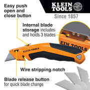 KLEIN TOOLS | Klein-Kurve® Retractable Utility Knife | #44133