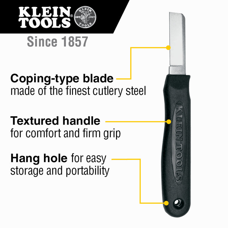 KLEIN TOOLS | Cable Splicer's Knife, 6-1/4-Inch | #44200