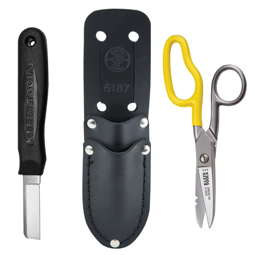 KLEIN TOOLS | Cable Splicer's Kit with Free-Fall Snip | #46039