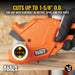 KLEIN TOOLS | 1-1/4-Inch Precision Ratcheting PVC Pipe Cutter | #50044
