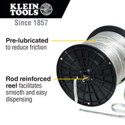 KLEIN TOOLS | Conduit Measuring Pull Tape, 2500-Pound x 3000-Foot | #50142