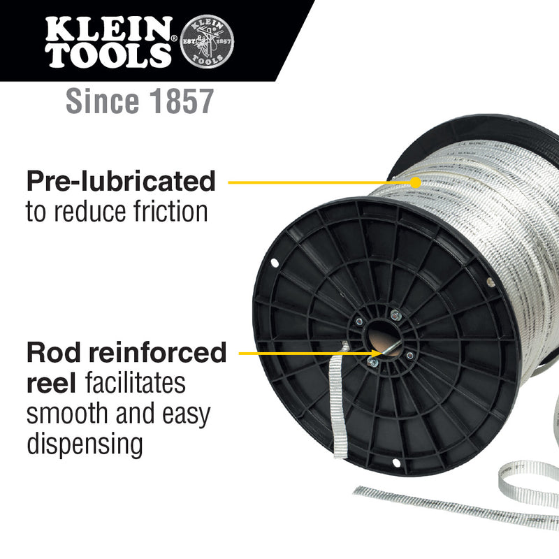 KLEIN TOOLS | Conduit Measuring Pull Tape, 2500-Pound x 3000-Foot | #50142