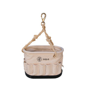 KLEIN TOOLS | Canvas Bucket, 41-Pocket Oval Bucket with Swivel Snap | #5152S