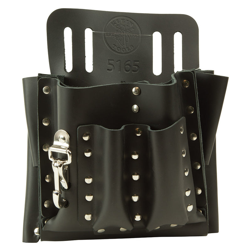 KLEIN TOOLS | 10 Pocket Tool Pouch Knife Snap | #5165