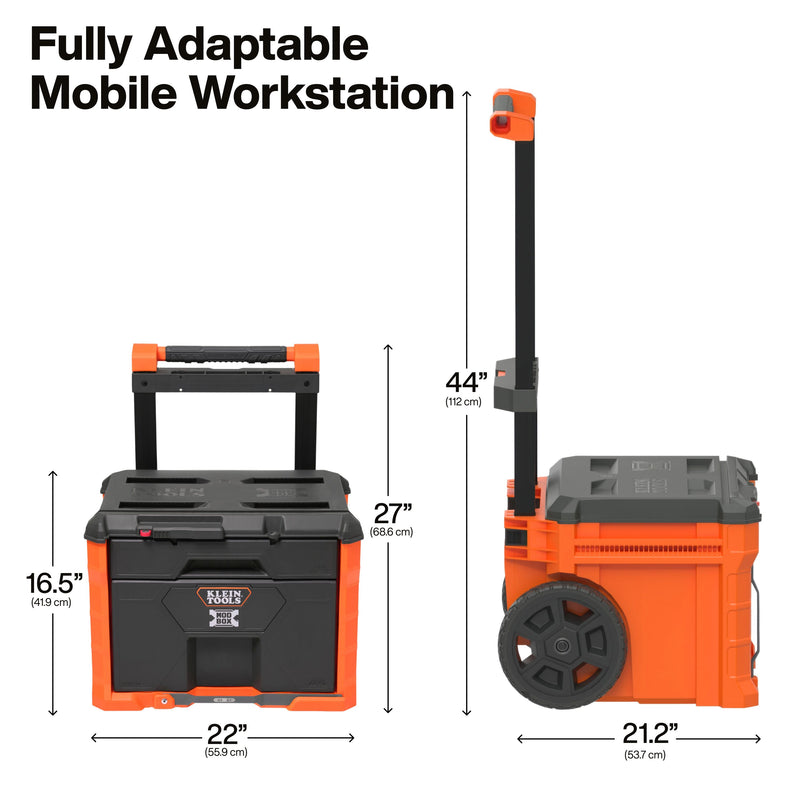 KLEIN TOOLS | MODbox™ Two Drawer Rolling Tool Box | #54801MB