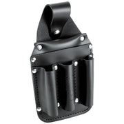 KLEIN TOOLS | Tool Pouch, Leather Pocket Tool Organizer, 6-Pockets, 5.75x2.5x10-Inch | #5481
