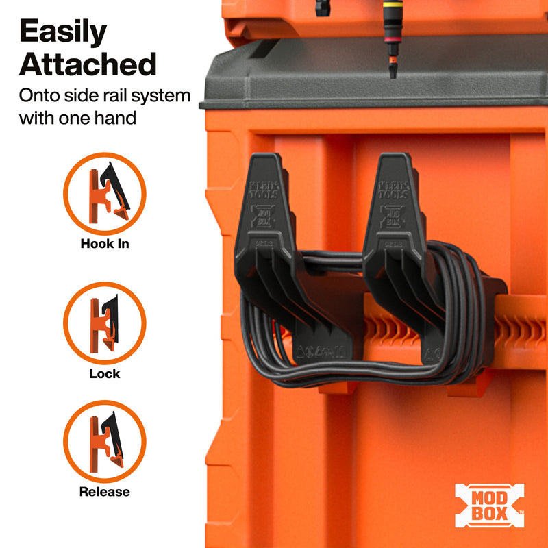 KLEIN TOOLS | MODbox™ Multi-Hook Rail Attachment, 2-Pack | #54816MB