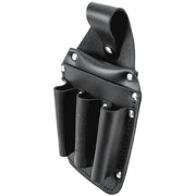 KLEIN TOOLS | Tool Pouch, Leather Pocket Tool Organizer, 6-Pockets, 5.75x2.5x10-Inch | #5481