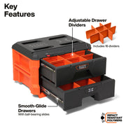 KLEIN TOOLS | MODbox™ Two Drawer Toolbox | #54822MB