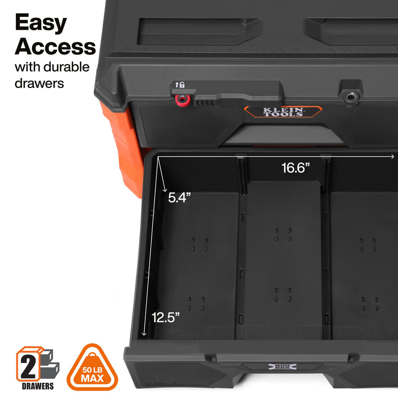 KLEIN TOOLS | MODbox™ Two Drawer Toolbox | #54822MB