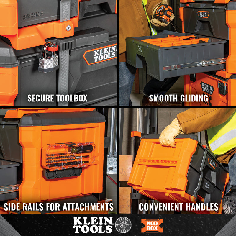 KLEIN TOOLS | MODbox™ Two Drawer Toolbox | #54822MB
