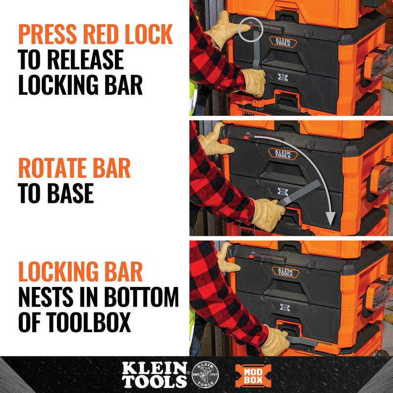 KLEIN TOOLS | MODbox™ Two Drawer Toolbox | #54822MB