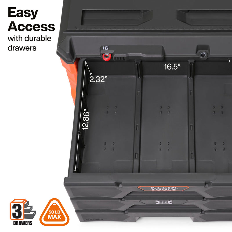 KLEIN TOOLS | MODbox™ Three Drawer Toolbox | #54823MB