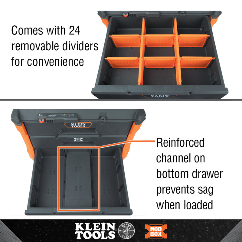 KLEIN TOOLS | MODbox™ Three Drawer Toolbox | #54823MB