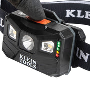 KLEIN TOOLS | Rechargeable Headlamp with Fabric Strap, 400 Lumens, All-Day Runtime | #56048