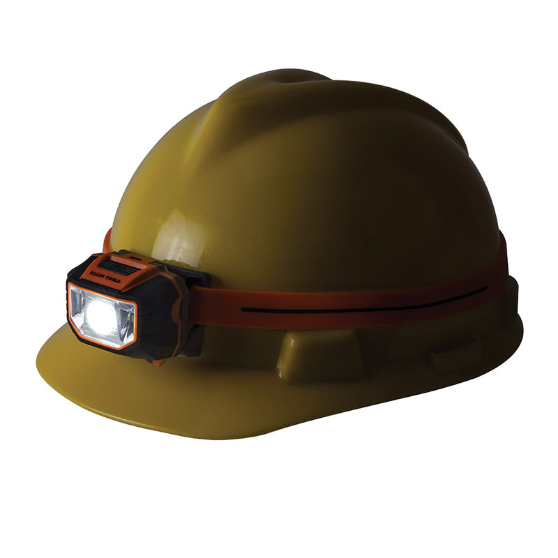 KLEIN TOOLS | LED Headlamp with Silicone Hard Hat Strap | #56220