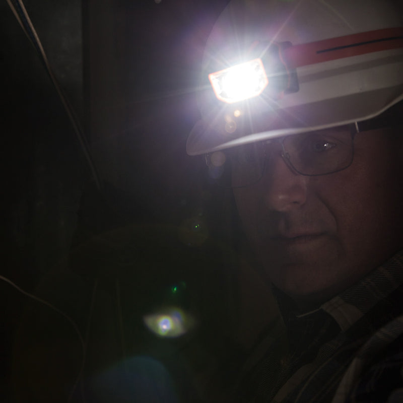 KLEIN TOOLS | LED Headlamp with Silicone Hard Hat Strap | #56220