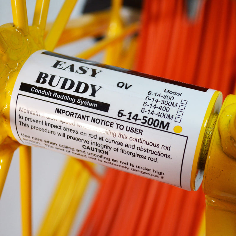 JAMESON | Easy Buddy® Duct Conduit Rodder, 1/4 in. x 500 ft. | #6-14-500M