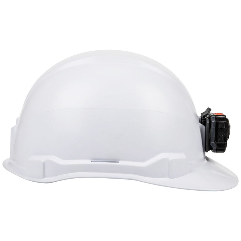 KLEIN TOOLS | Hard Hat, Non-Vented, Cap Style with Rechargeable Headlamp, White | #60107RL