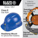 KLEIN TOOLS | Hard Hat, Non-Vented, Cap Style, Blue | #60248