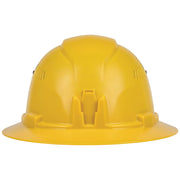 KLEIN TOOLS | Hard Hat, Vented, Full Brim Style, Yellow | #60262