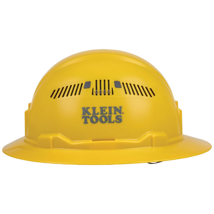 KLEIN TOOLS | Hard Hat, Vented, Full Brim Style, Yellow | #60262