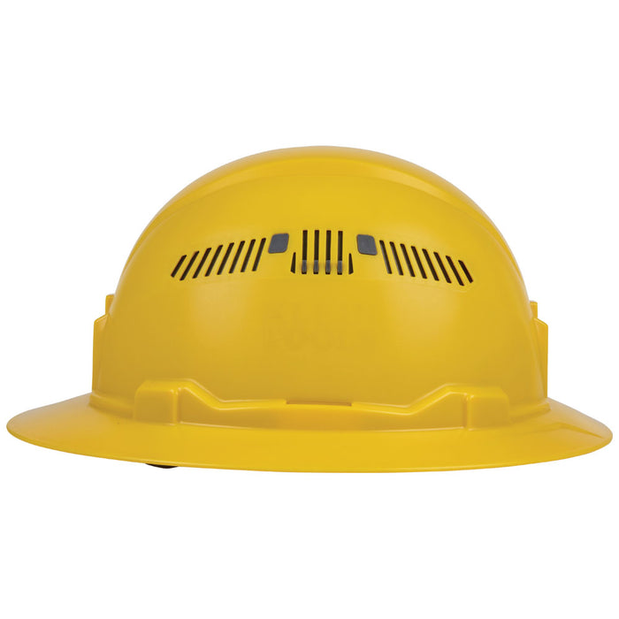 KLEIN TOOLS | Hard Hat, Vented, Full Brim Style, Yellow | #60262