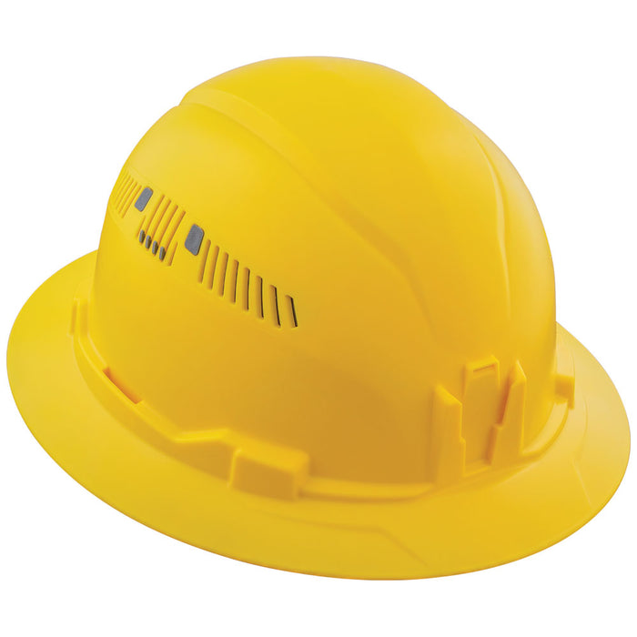 KLEIN TOOLS | Hard Hat, Vented, Full Brim Style, Yellow | #60262