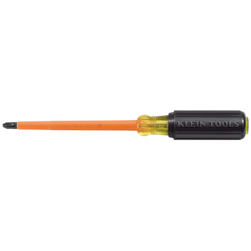 Klein Tools; 603-4-INS Insulated Screwdriver, #2 Phillips Tip, 4-Inch