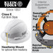 KLEIN TOOLS | Hard Hat, Non-Vented, Full Brim Style, White | #60400